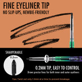 BEPHOLAN Matte Black Eyeliner Waterproof Gel Eyeliner Pencil Waterline Eye Liner 24h Long Lasting
