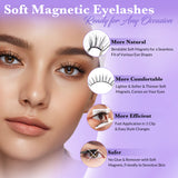 Bepholan All in one Soft Magnetic Lashes No Glue Needed Reusable Magnetic Lashes