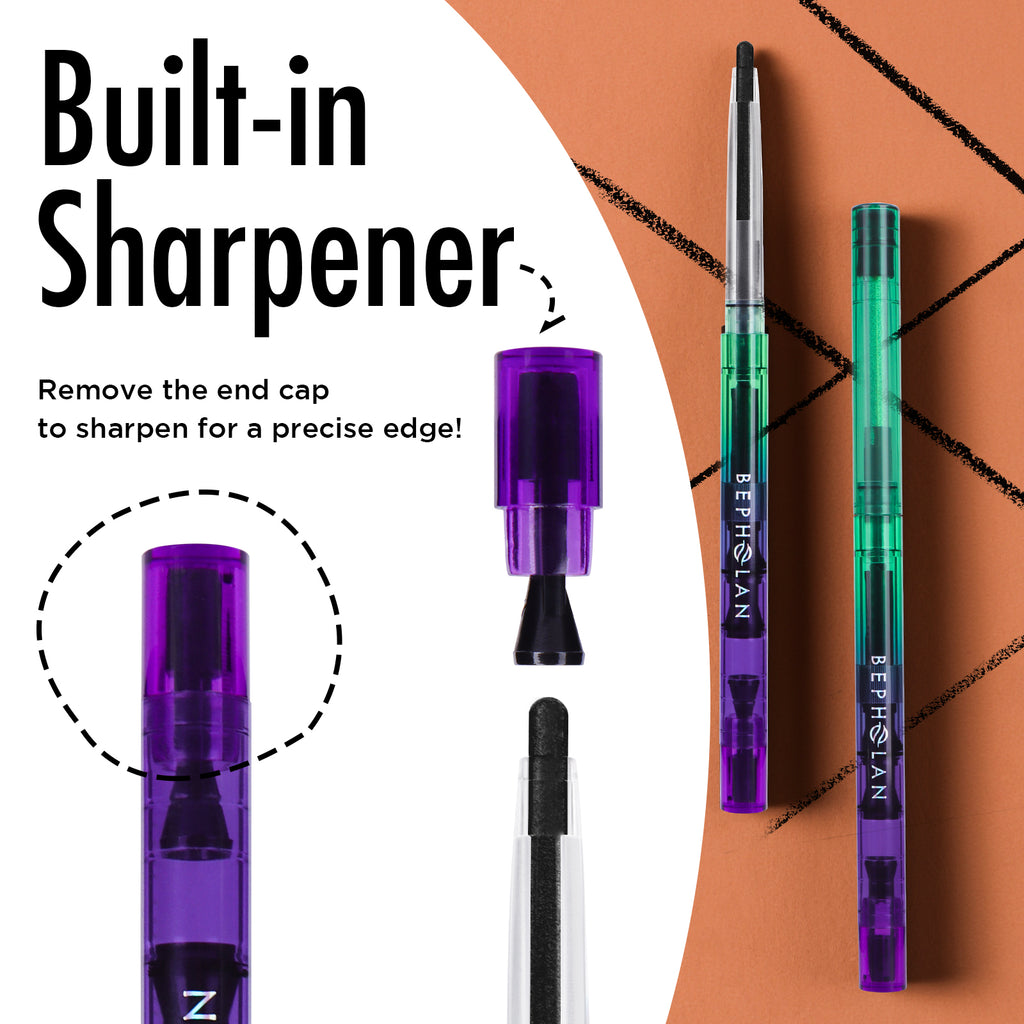 BEPHOLAN Matte Black Eyeliner Waterproof Gel Eyeliner Pencil Waterline Eye Liner 24h Long Lasting