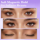 Bepholan All in one Soft Magnetic Lashes No Glue Needed Reusable Magnetic Lashes