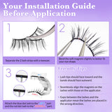 Bepholan All in one Soft Magnetic Lashes No Glue Needed Reusable Magnetic Lashes