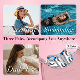 Bepholan Fake Eyelashes 5D Super Fluffy False Eyelashes Clear Band Wispy Lashes 3-Pack Faux Mink Lashes(XMZ92)