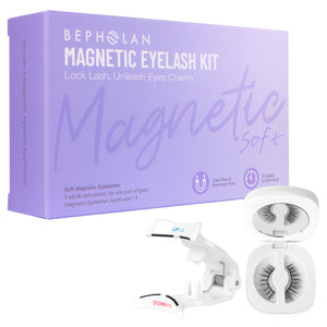 Bepholan All in one Soft Magnetic Lashes No Glue Needed Reusable Magnetic Lashes