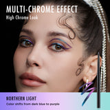 BEPHOLAN Metallic Eyeliner, Blue Purple Shifting Colors Glitter Waterproof Eyeliner, 24h Long-Lasting Pen, Purple-Blue (NORTHERN LIGHT)