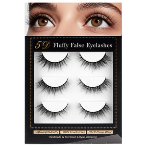 Lashes Mink Natural False Eyelashes - Bepholan Fake Eyelashes Natural Look 3-Pack Cat Eye Lashes Manga Eyelashes Fluffy,XMZ209