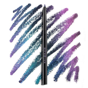 BEPHOLAN Metallic Eyeliner, Blue Purple Shifting Colors Glitter Waterproof Eyeliner, 24h Long-Lasting Pen, Purple-Blue (NORTHERN LIGHT)