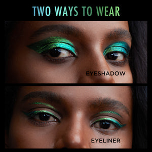 BEPHOLAN Eyeliner Pencil,Green Eyeliner,Colored Eyeliners,Chameleon Metallic Eyeliner,Shifting Colors Glitter Waterproof Eyeliner,24h Long-Lasting Eyeliner Pen (WILD OASIS)